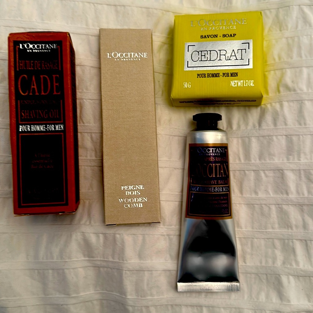 NWT L’Occitane men’s shaving kit.